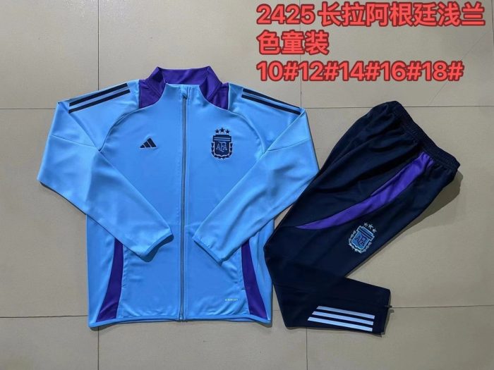 Argentina 24/25 Light Blue Kids - 图片 4