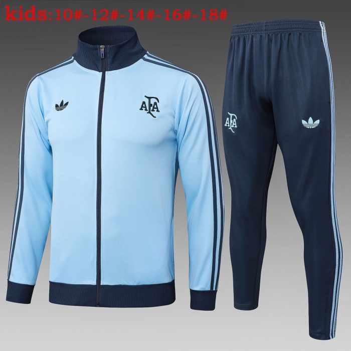 Argentina 24/25 Light Blue Retro Kids - 图片 2