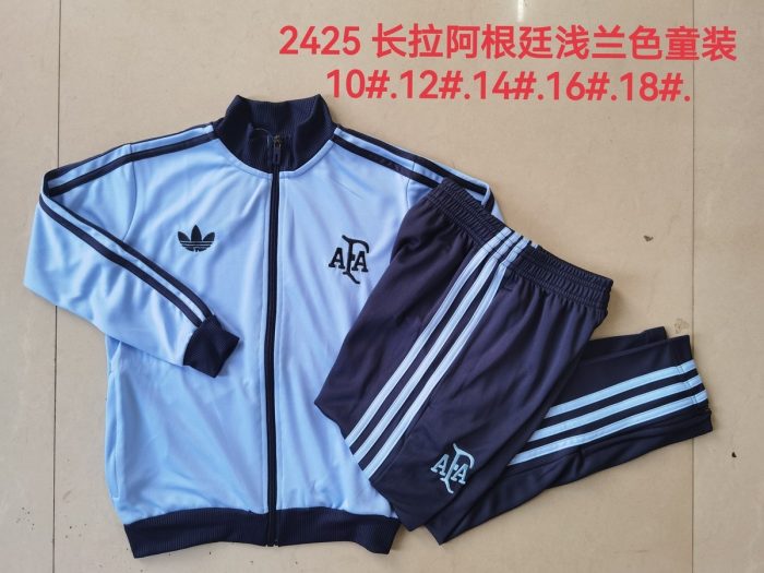 Argentina 24/25 Light Blue Retro Kids - 图片 4