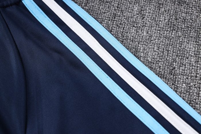 Argentina 2022/23 High Neck Dark Blue (Three Stars) Long Zipper Jacket - 图片 5