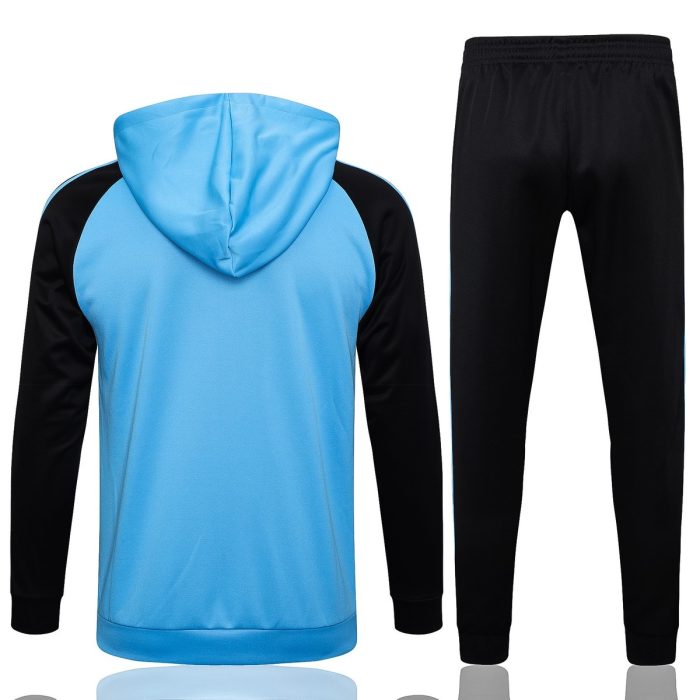Argentina 2022-23 Light Blue Long Zip Jacket with Cap (Three Stars) - 图片 7