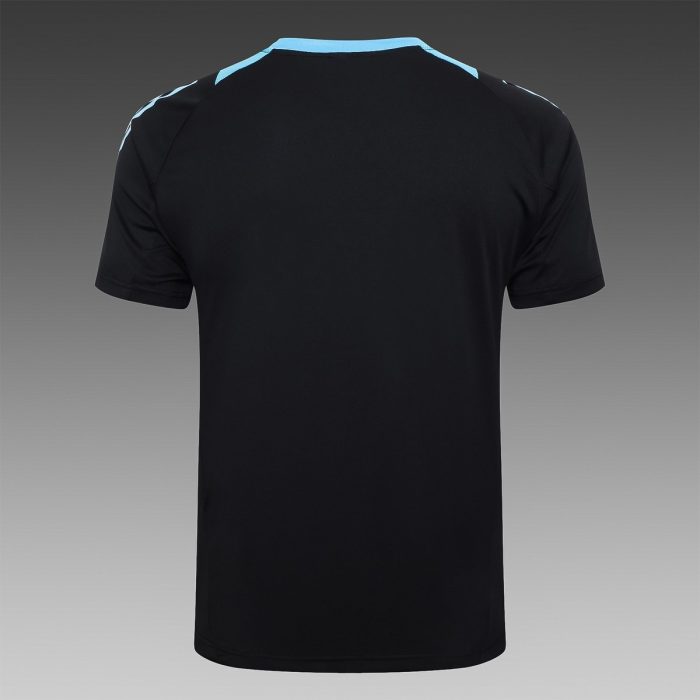 Argentina 24/25 Black Short Sleeve Training Set with 3/4 Pants - 图片 8