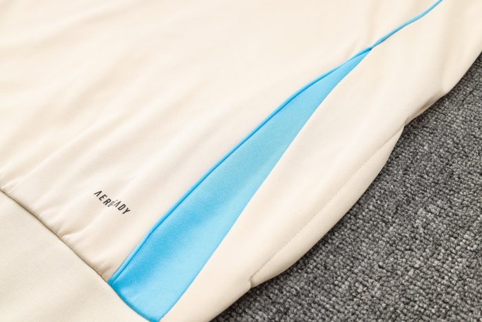 Argentina 24/25 Half-Zip Hoodie Beige - 图片 6
