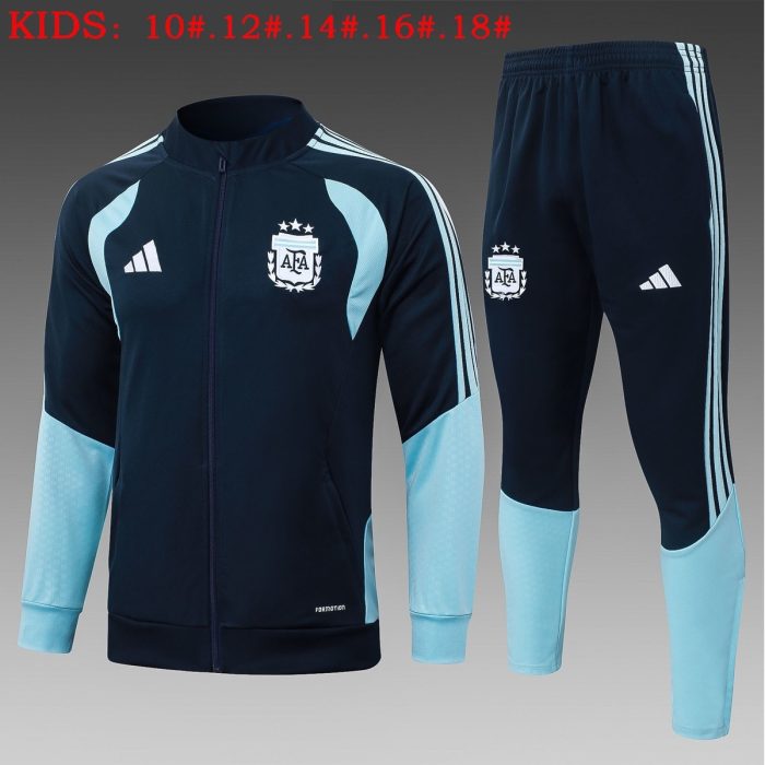Argentina Children's Long Zipper Jacket - 图片 2