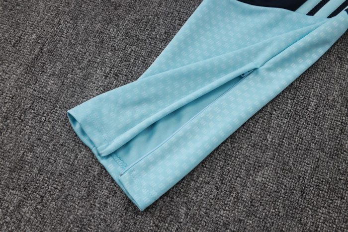 Argentina Sky Blue Long Zipper Jacket - 图片 3