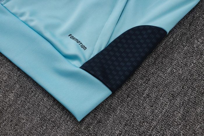 Argentina Sky Blue Long Zipper Jacket - 图片 5