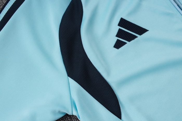 Argentina Sky Blue Long Zipper Jacket - 图片 6