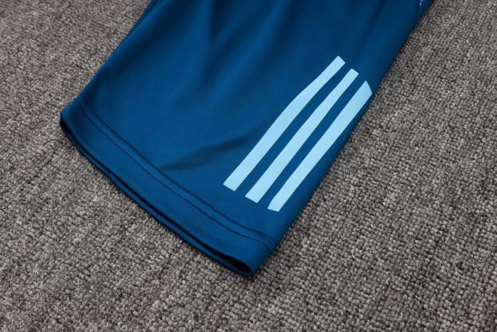 Argentina 24/25 Light Blue Short Sleeve Training Set with 3/4 Pants - 图片 3