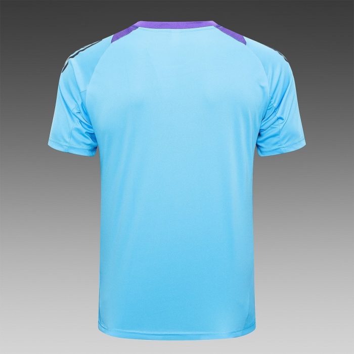Argentina 24/25 Light Blue Short Sleeve Training Set with 3/4 Pants - 图片 8