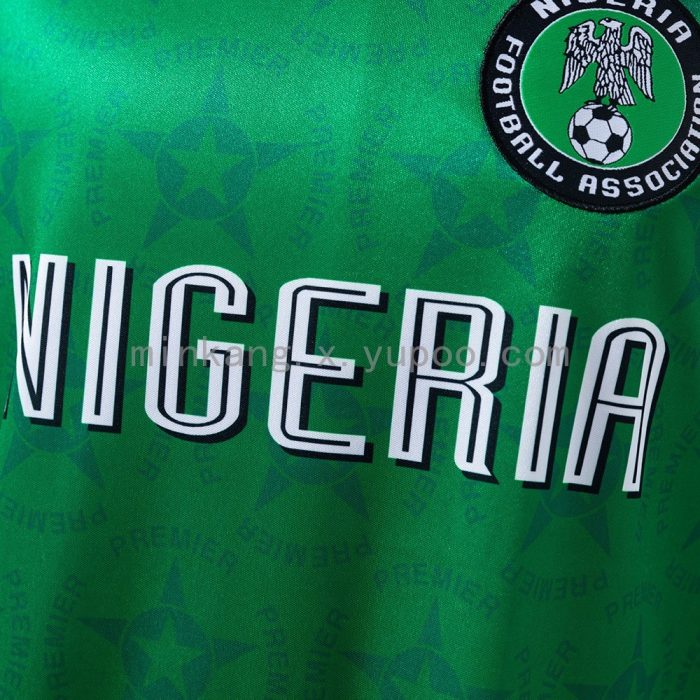Nigeria 1994-1995 Home Retro Jersey - 图片 4
