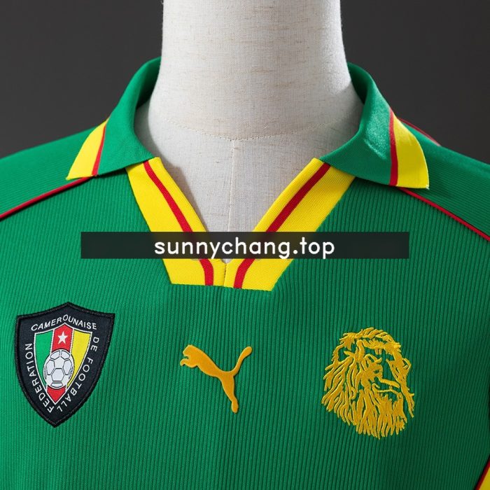 Cameroon 1998 Home Retro Jersey - 图片 7