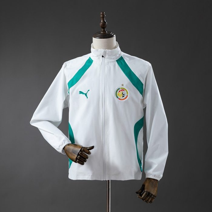 Senegal 2026 Windbreaker - White - 图片 2