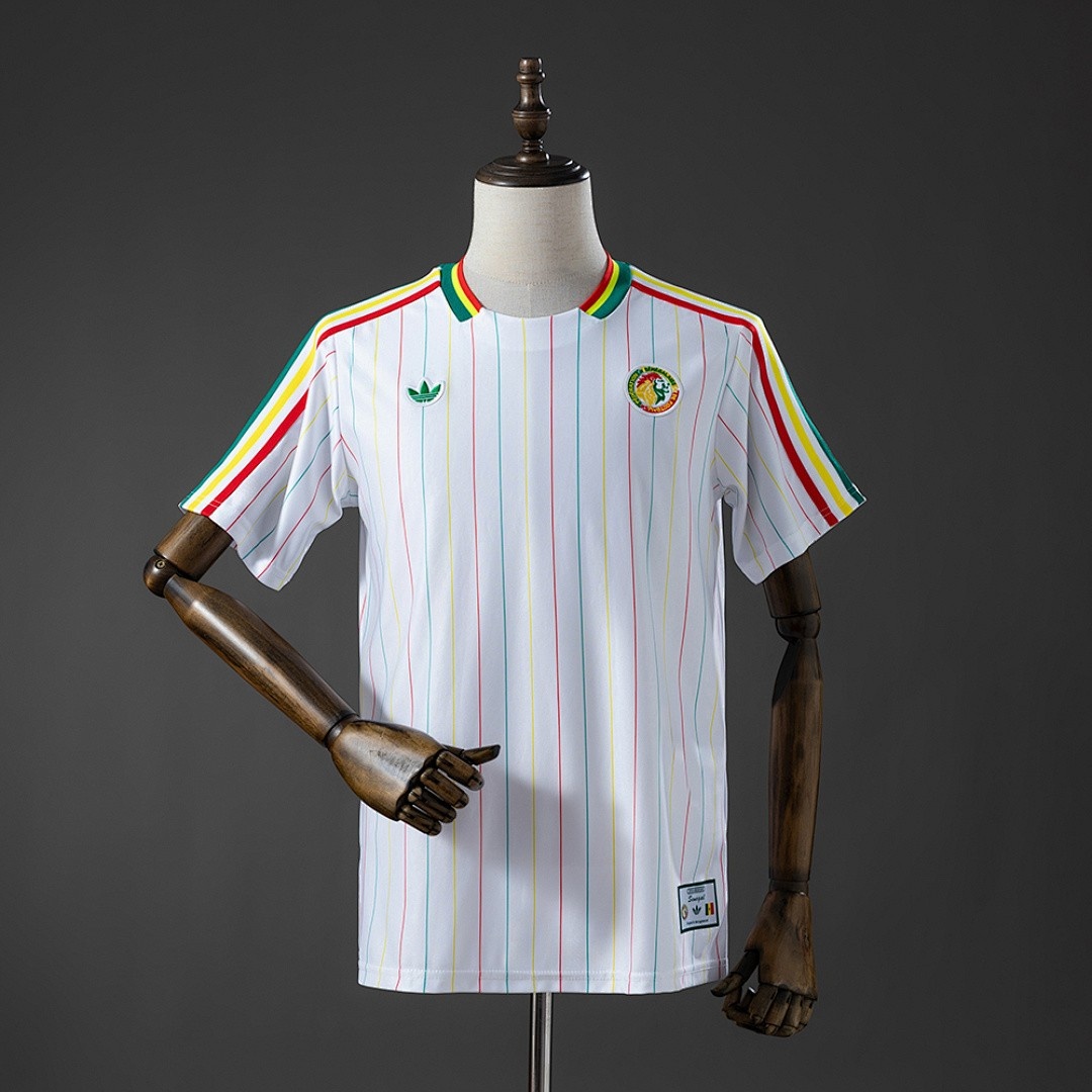 JER-8817_1 Senegal Terrace Icons T-Shirt White - 图片 1