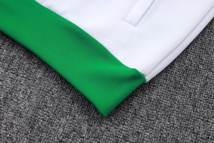 Senegal White Long Zipper Jacket - 图片 5
