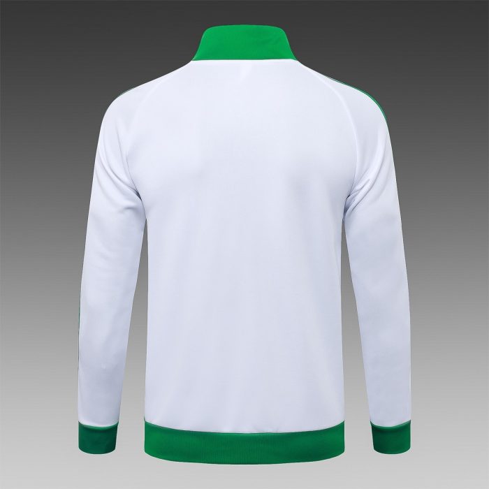 Senegal White Long Zipper Jacket - 图片 8