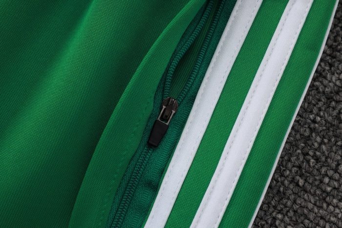 Senegal Green Long Zipper Jacket - 图片 4