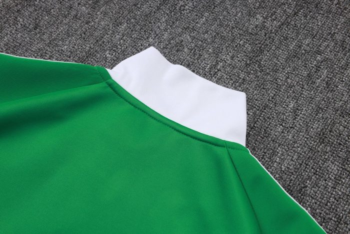Senegal Green Long Zipper Jacket - 图片 5