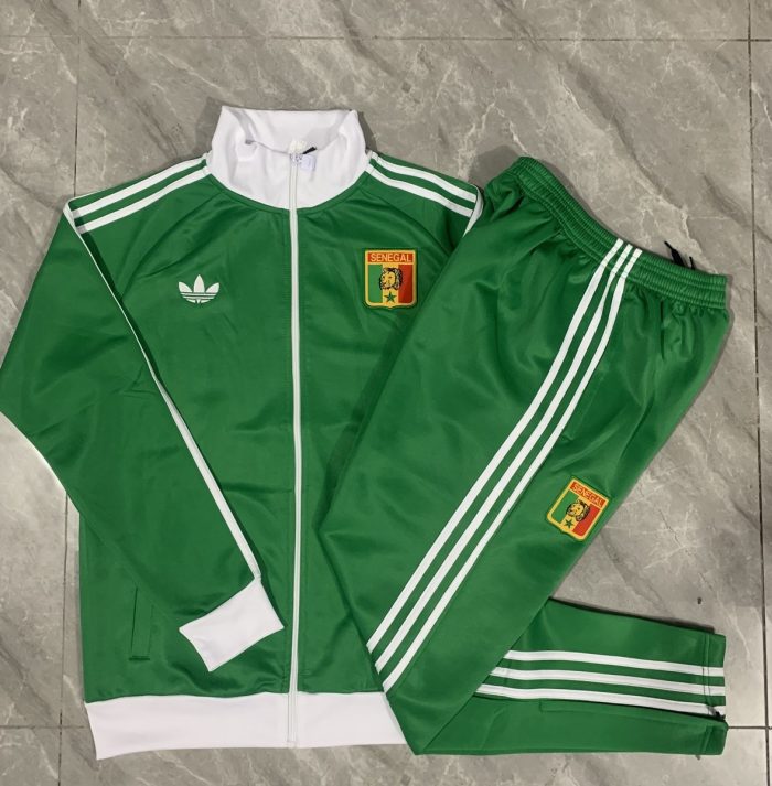 Senegal Green Long Zipper Jacket - 图片 9