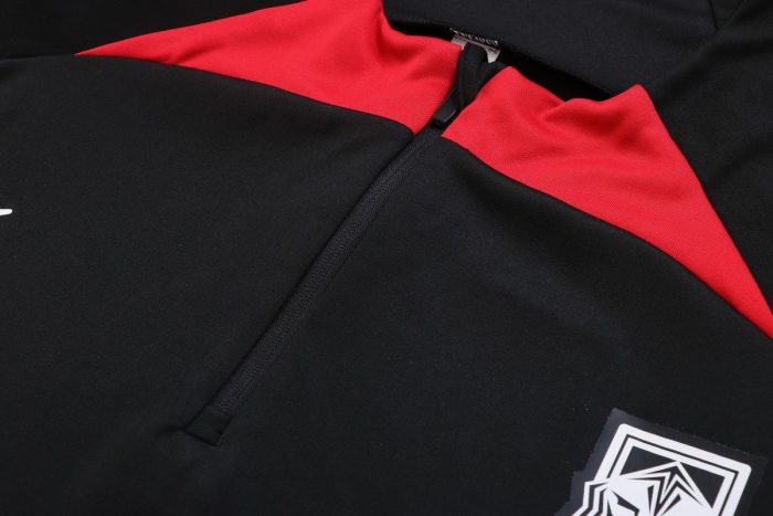 South Korea 22-23 Half-Zip Jacket Black - 图片 8