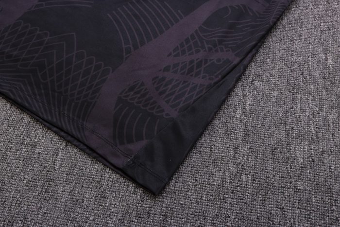 South Korea 22/23 Black Half-Zip Jacket (Spray Print) - 图片 6