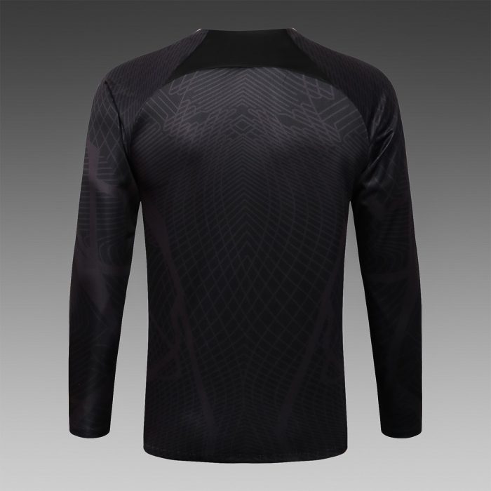 South Korea 22/23 Black Half-Zip Jacket (Spray Print) - 图片 8