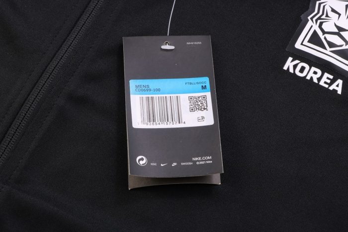 South Korea 22/23 Black Long Zip Jacket - 图片 4