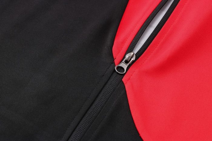 South Korea 22/23 Black (with Red) Long Zip Jacket - 图片 5