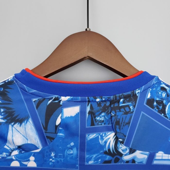 2021 Japan Commemorative Edition Blue Jersey - 图片 2
