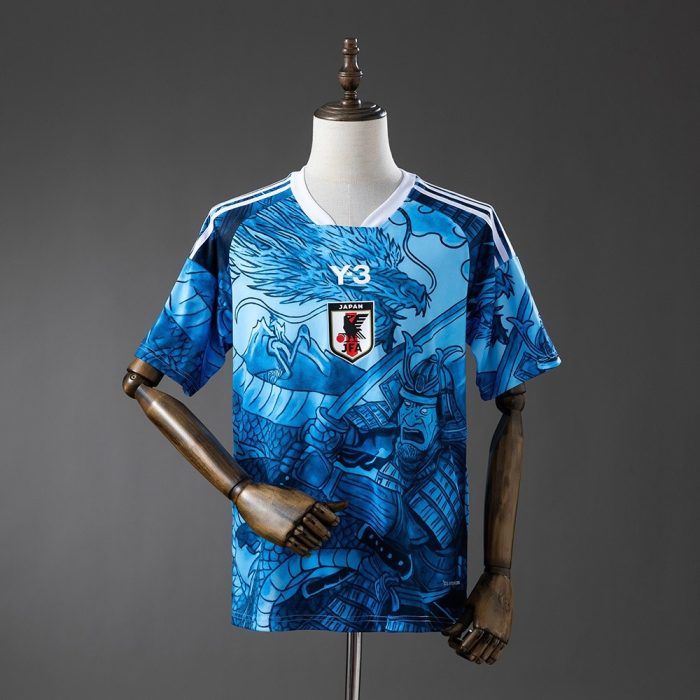 Japan 2025/2026 Samurai and Blue Dragon Pattern Jersey - 图片 2