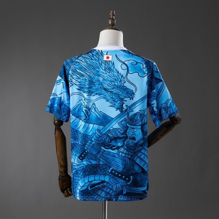 Japan 2025/2026 Samurai and Blue Dragon Pattern Jersey - 图片 3