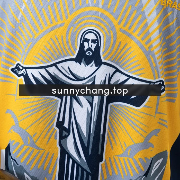 Brazil 2026 Christ the Savior Yellow Jersey - 图片 7