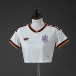Spain 2026 Home Women's Crop Top Style Jersey