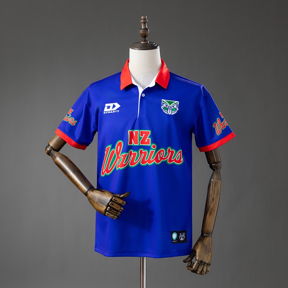 JER-10110_1 New Zealand Warriors 2026 Retro Polo - 图片 1