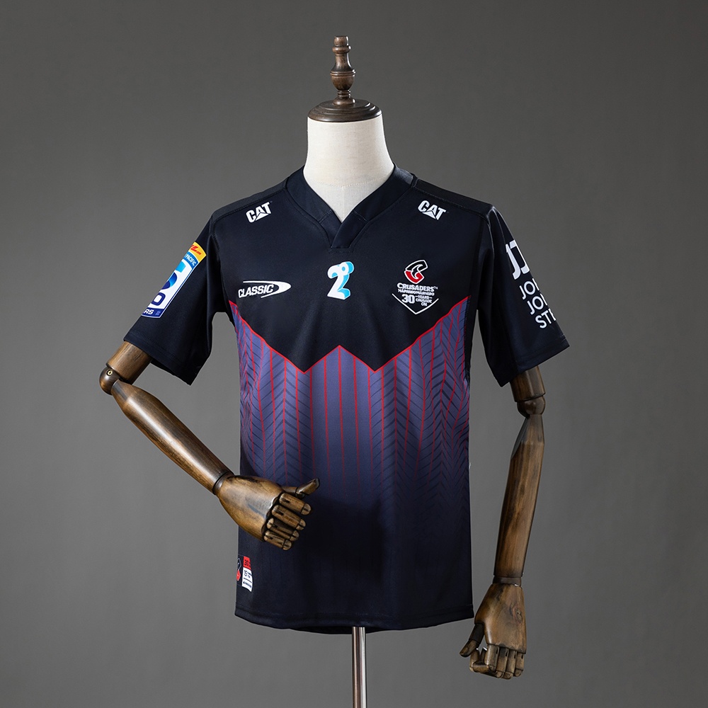 JER-10126_1 Crusaders Super 2026 Rugby Heritage Away Jersey - 图片 1