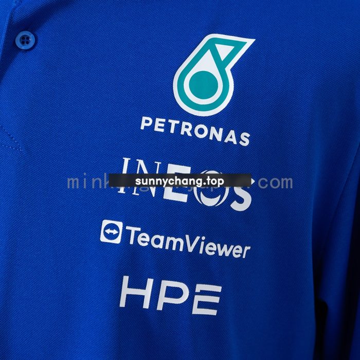 Mercedes-AMG Team 2026 F1 Racing Suit Blue Polo - 图片 7