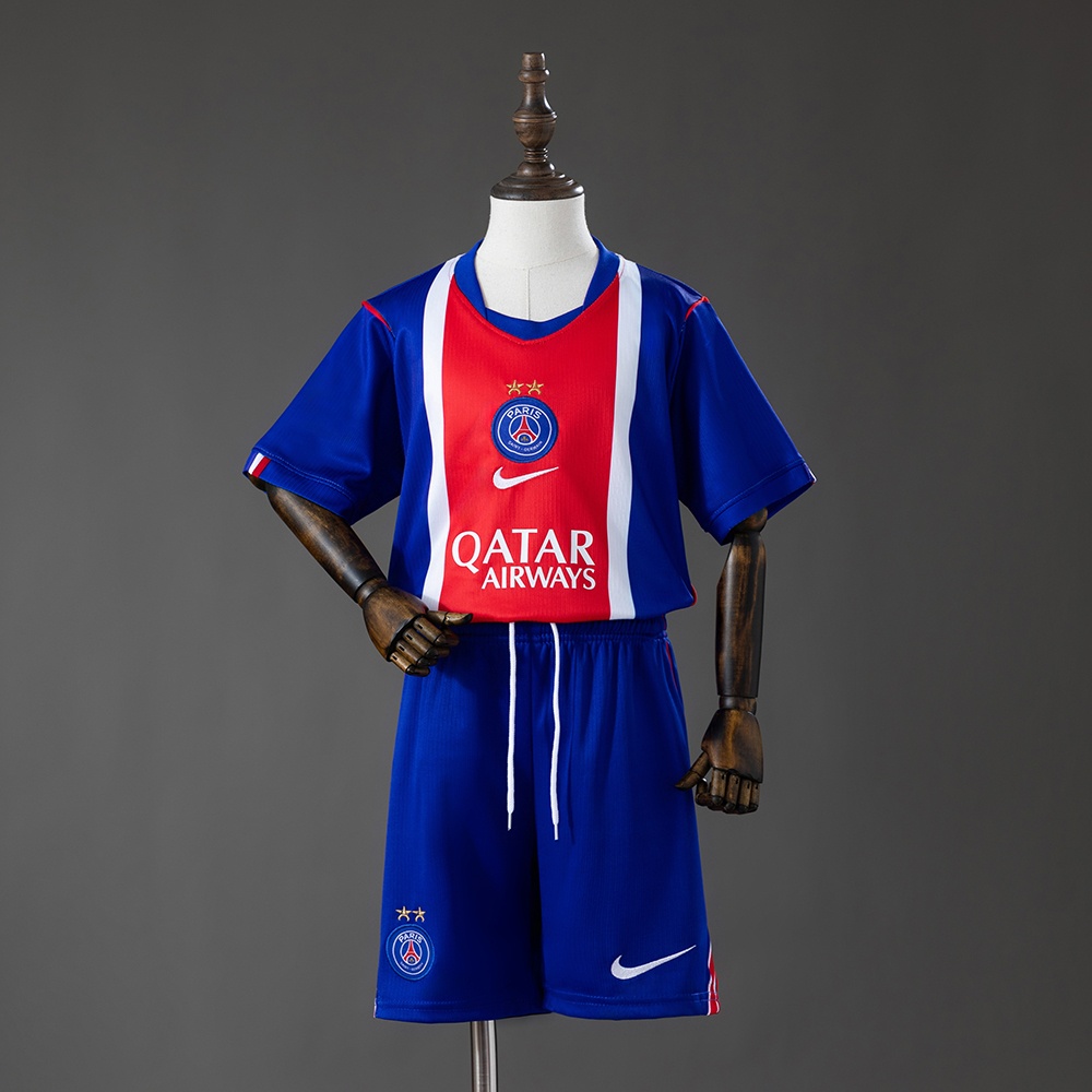 JER-10160_1 PSG 26/27 2 Stars Home Kids Kit Jersey - 图片 1