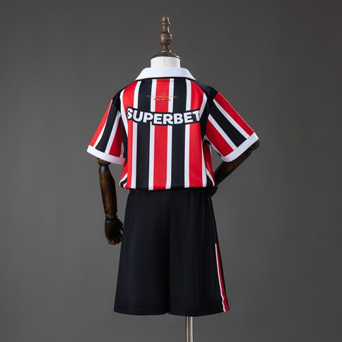 Sao Paulo 26/27 Away Kids Kit Jersey Size 16-28 - 图片 2