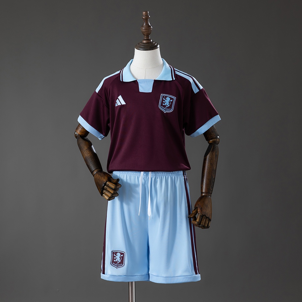 JER-10183_1 Aston Villa Home Kids Kit Jersey - 图片 1