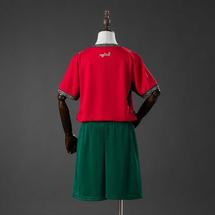 Morocco 2026 Home Kids Kit Jersey - 图片 2