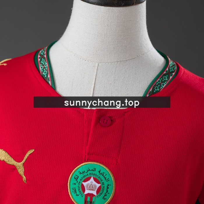 Morocco 2026 Home Kids Kit Jersey - 图片 7
