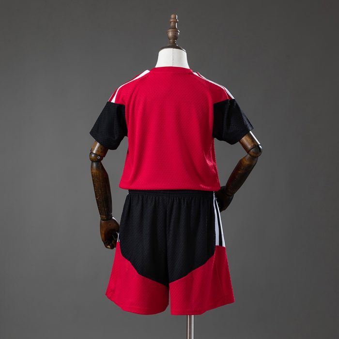 Germany 2026 Player Version Training Kids Kit Jersey - Red - 图片 2