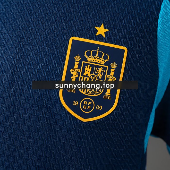 Spain 2026 Player Version Training Kids Kit Jersey - Royal Blue - 图片 6