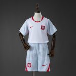 Poland 2026 Home Kids Kit Jersey