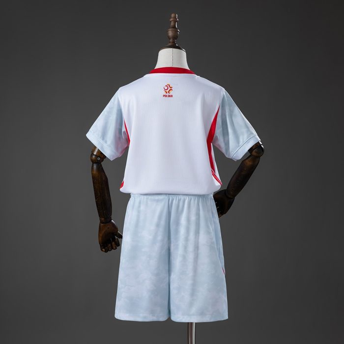 Poland 2026 Home Kids Kit Jersey - 图片 2