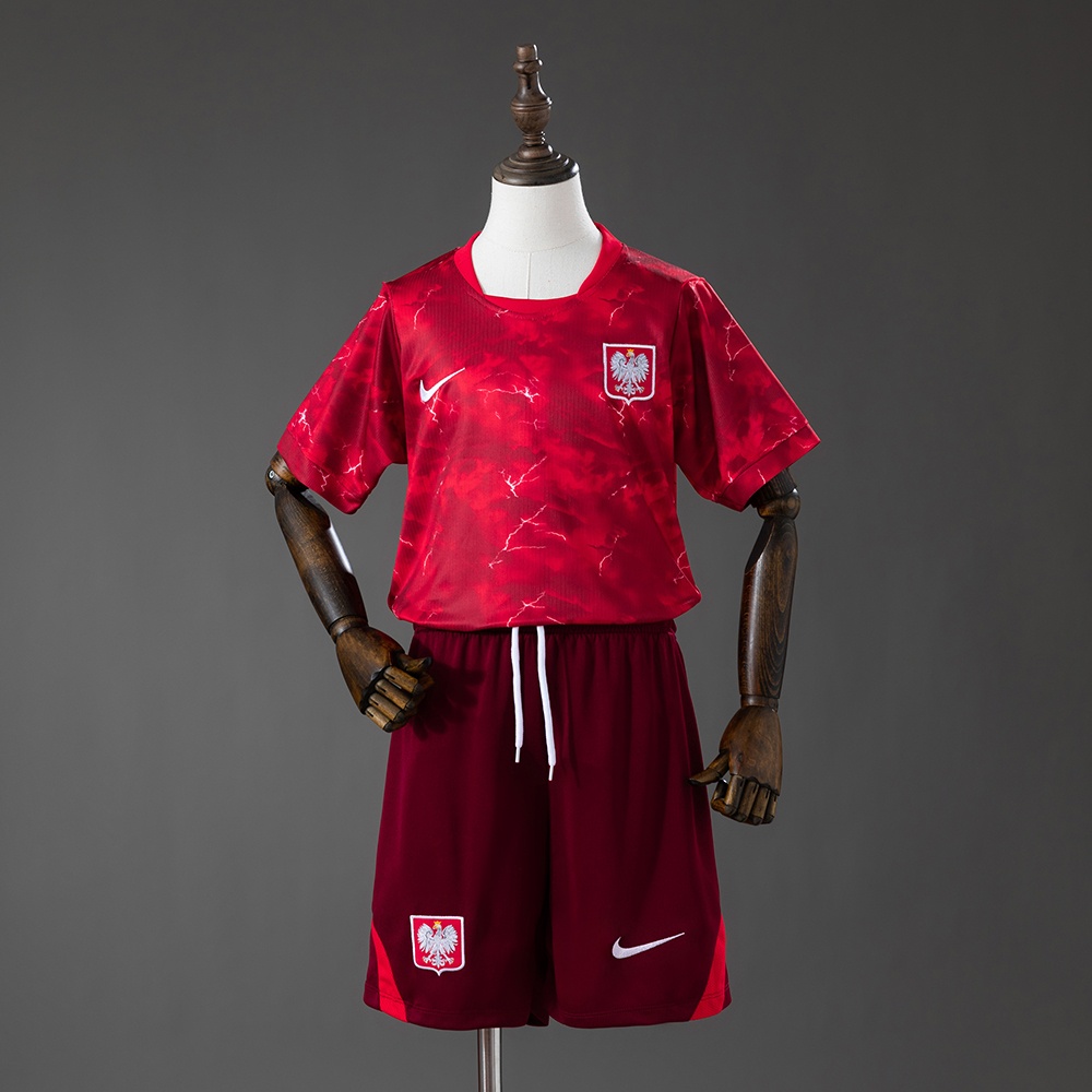 JER-10229_1 Poland 2026 Away Kids Kit Jersey - 图片 1