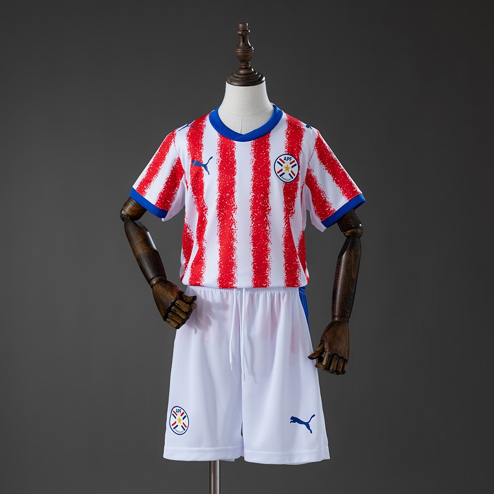 JER-10231_1 Paraguay 2026 Home Kids Kit Jersey - 图片 1