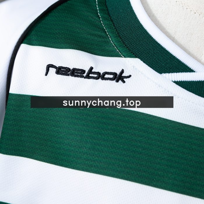 Sporting CP 01/02 Home Retro Long-Sleeve Kids Kit Jersey - 图片 6