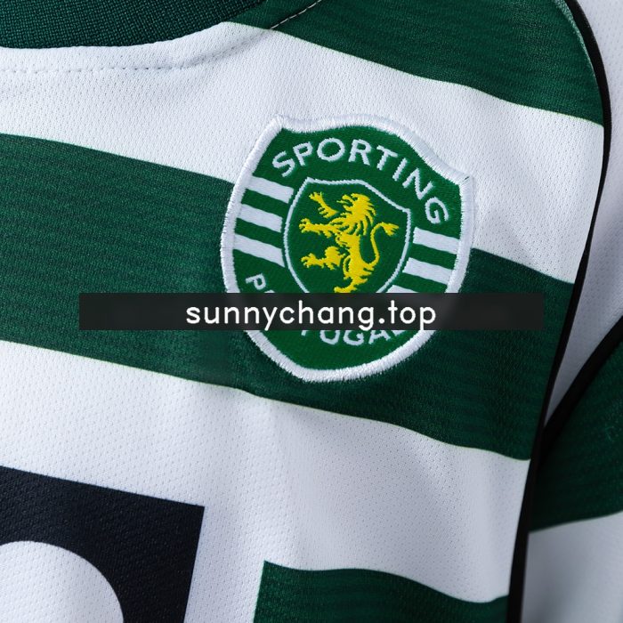 Sporting CP 01/02 Home Retro Long-Sleeve Kids Kit Jersey - 图片 7
