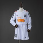 Santos 12/13 Home Retro Long Sleeve Kids Kit Jersey