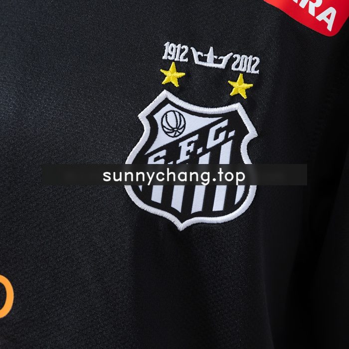 Santos 12/13 Away Retro Long Sleeve Kids Kit Jersey - 图片 7